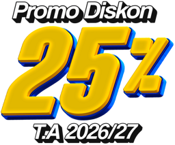 Diskon 25% 2026-2027